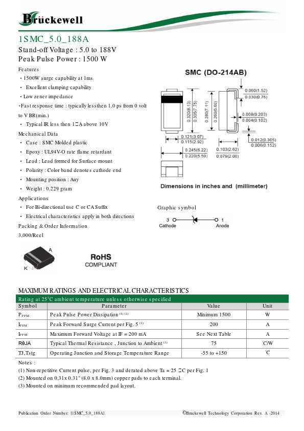 1SMC6.0A