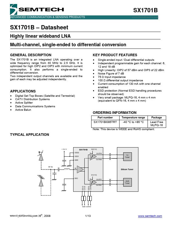 SX1701B