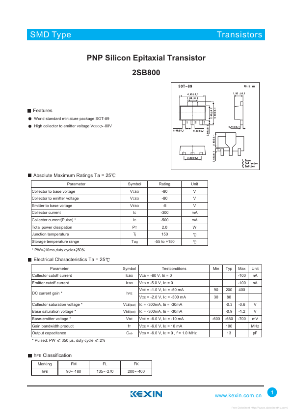 2SB800