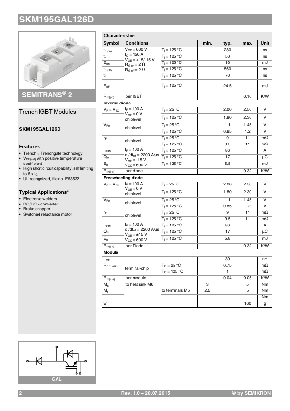 SKM195GAL126D