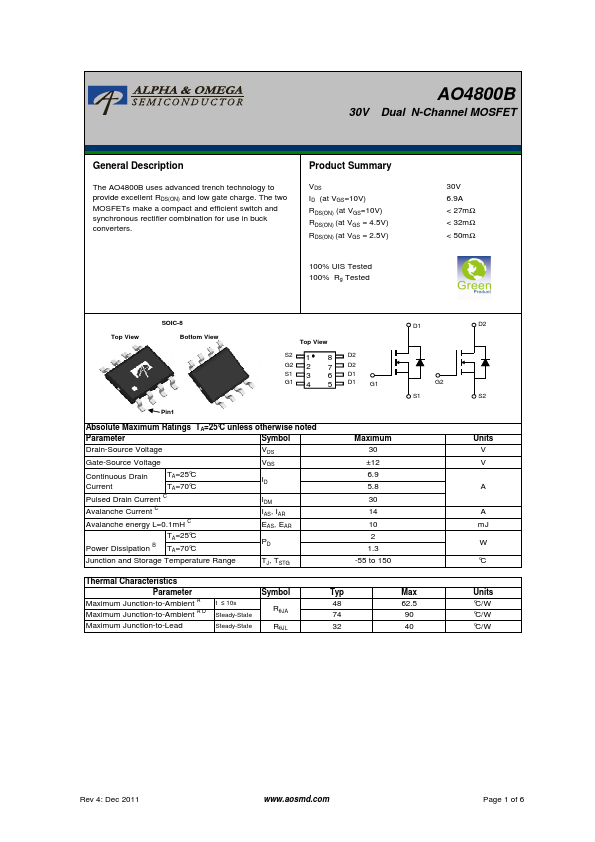 AO4800B