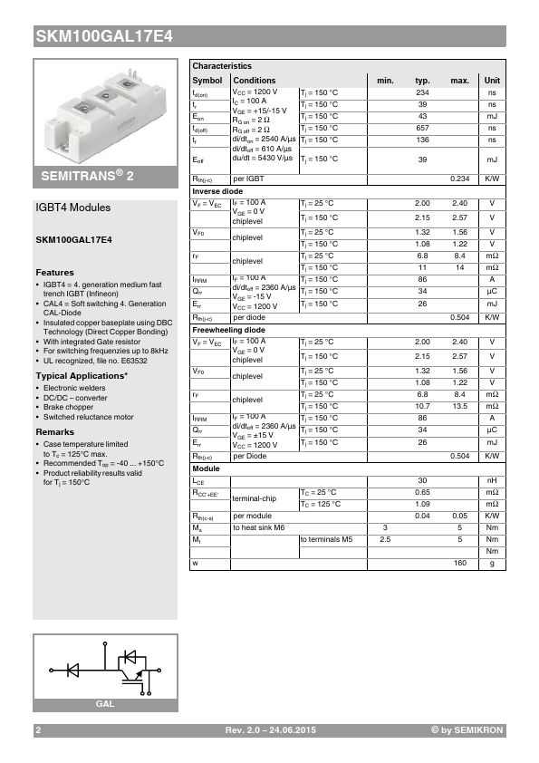 SKM100GAL17E4