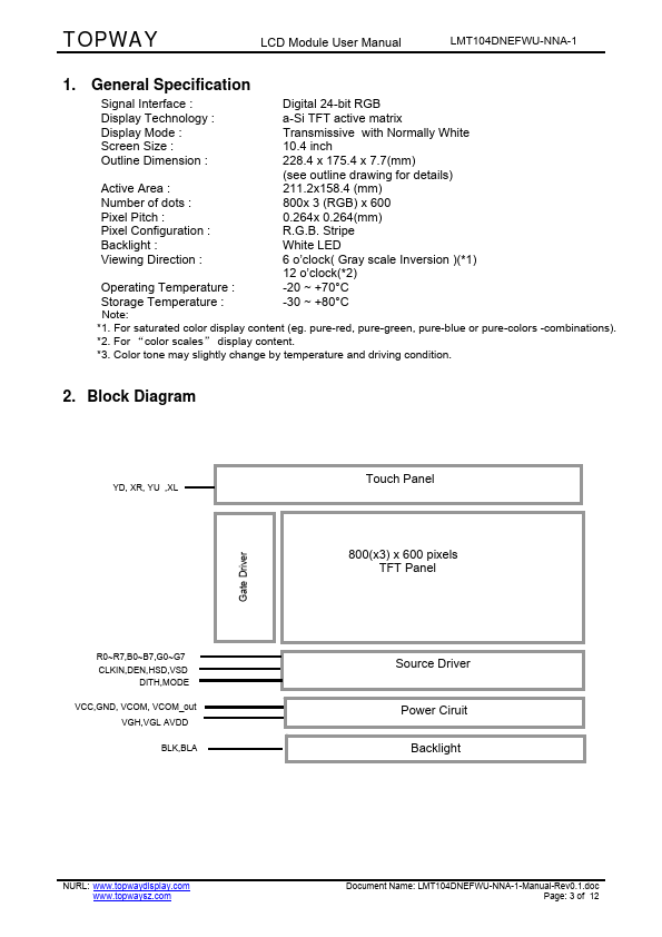 LMT104DNEFWU-NNA-1