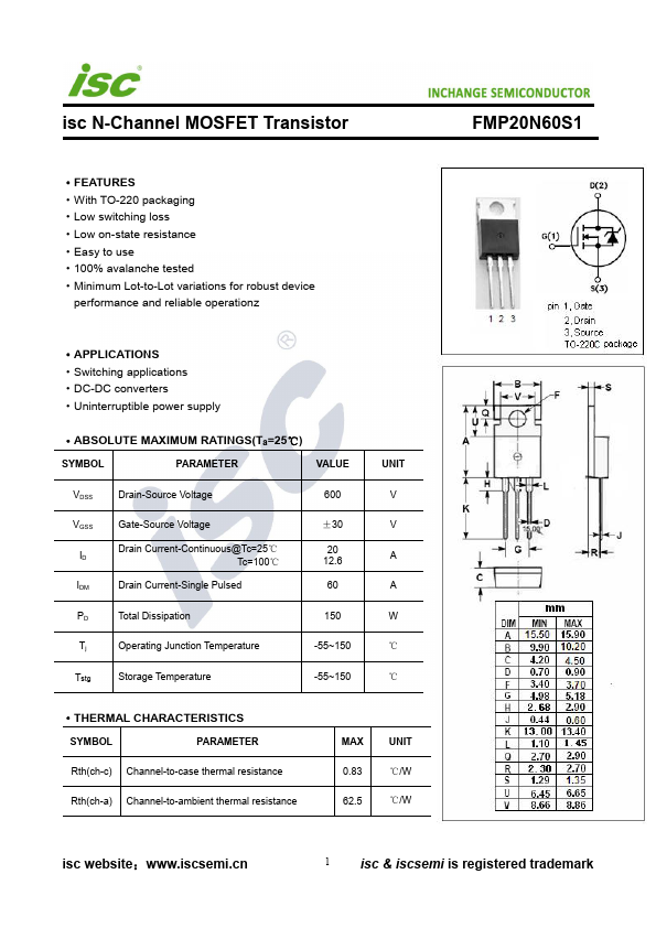 FMP20N60S1