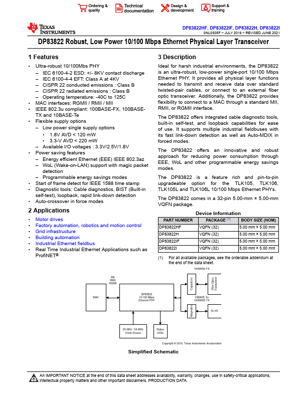 DP83822H