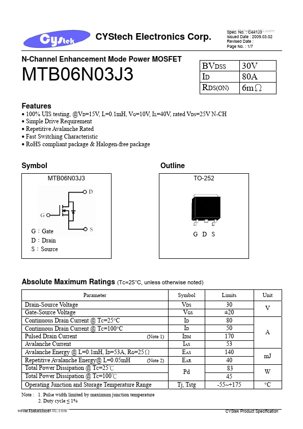 MTB06N03J3