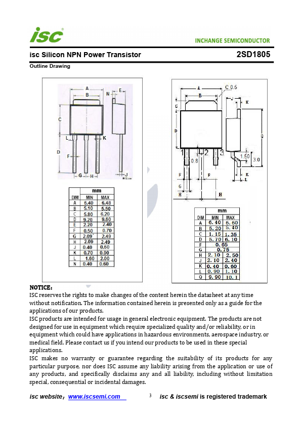 2SD1805