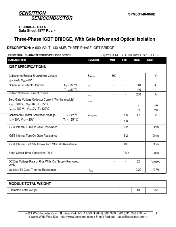 SPM6G140-060D