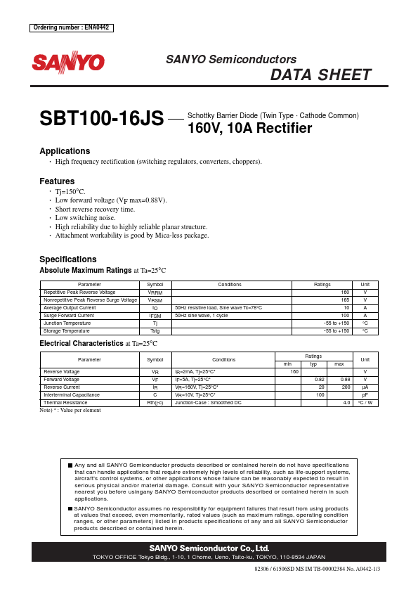 SBT100-16JS