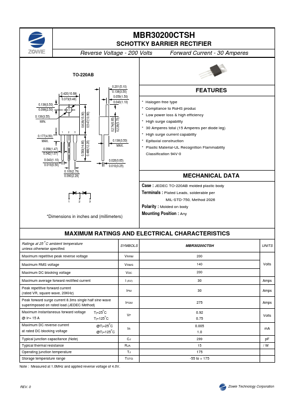 MBR30200CTSH