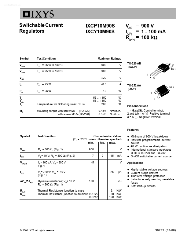 IXCY10M90S