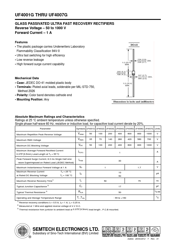 UF4005G