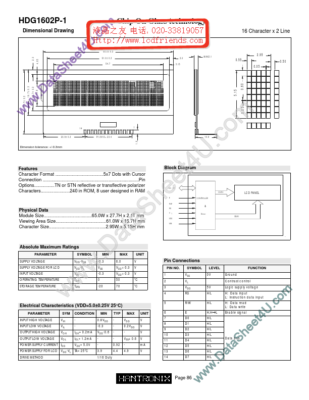 HDM1602p-1