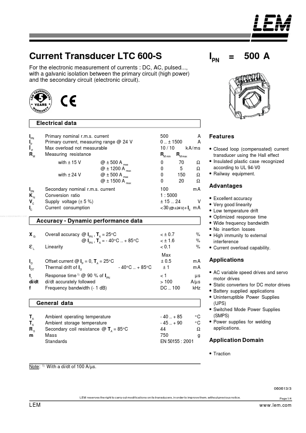 LTC600-S