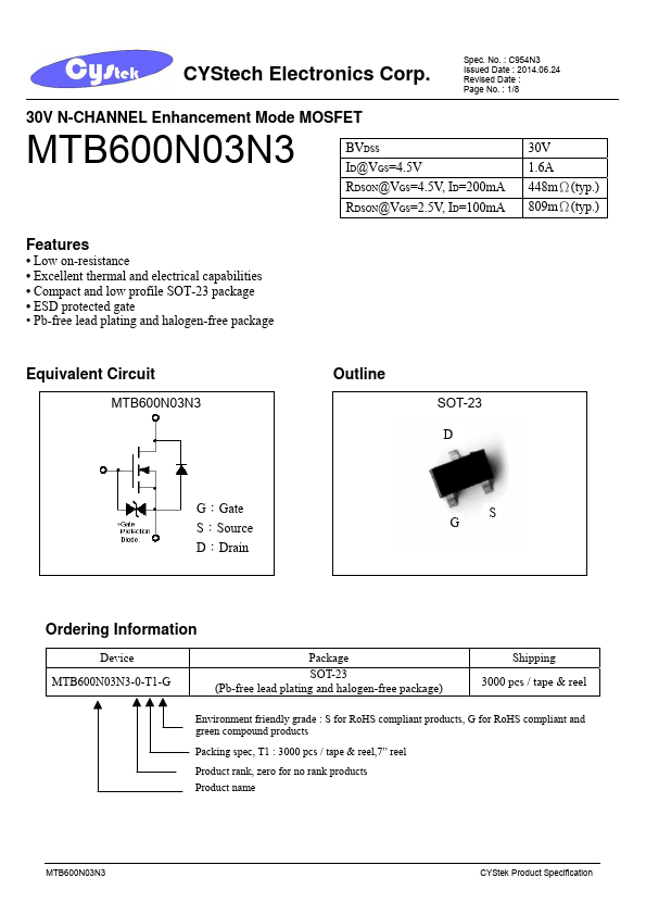 MTB600N03N3