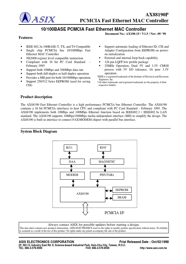 AX88190P