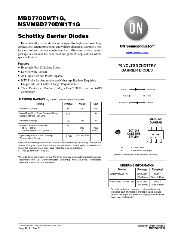 MBD770DWT1G