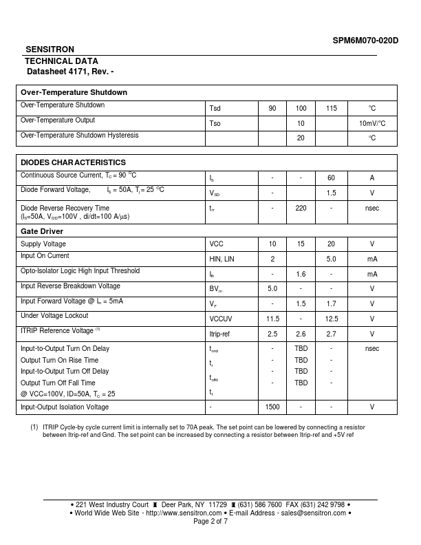 SPM6M070-020D