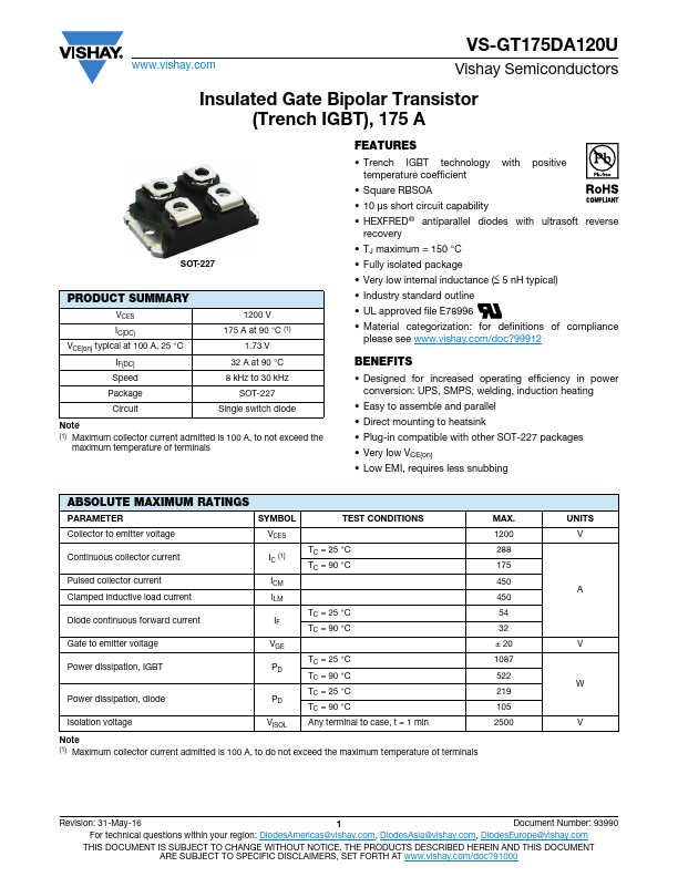 VS-GT175DA120U