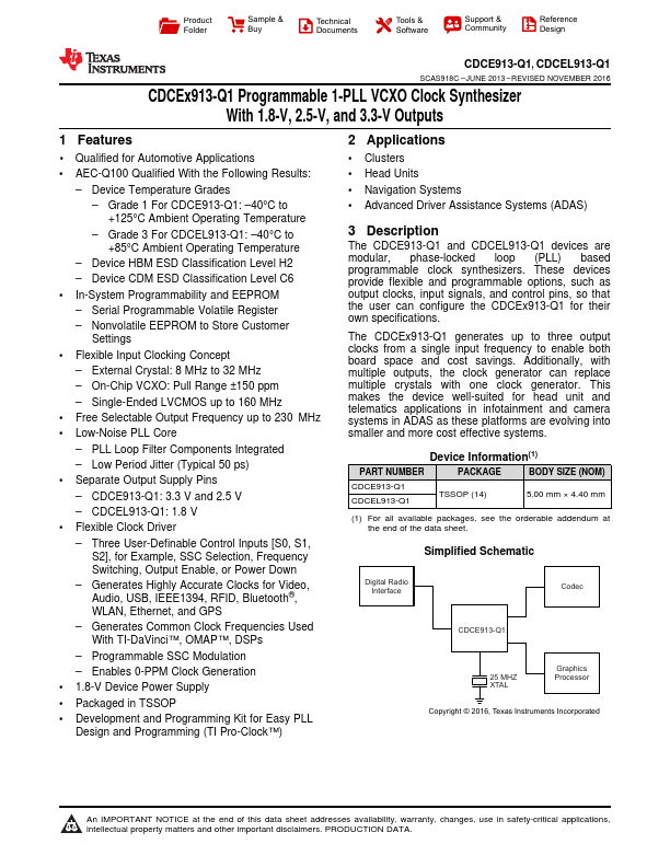 CDCEL913-Q1