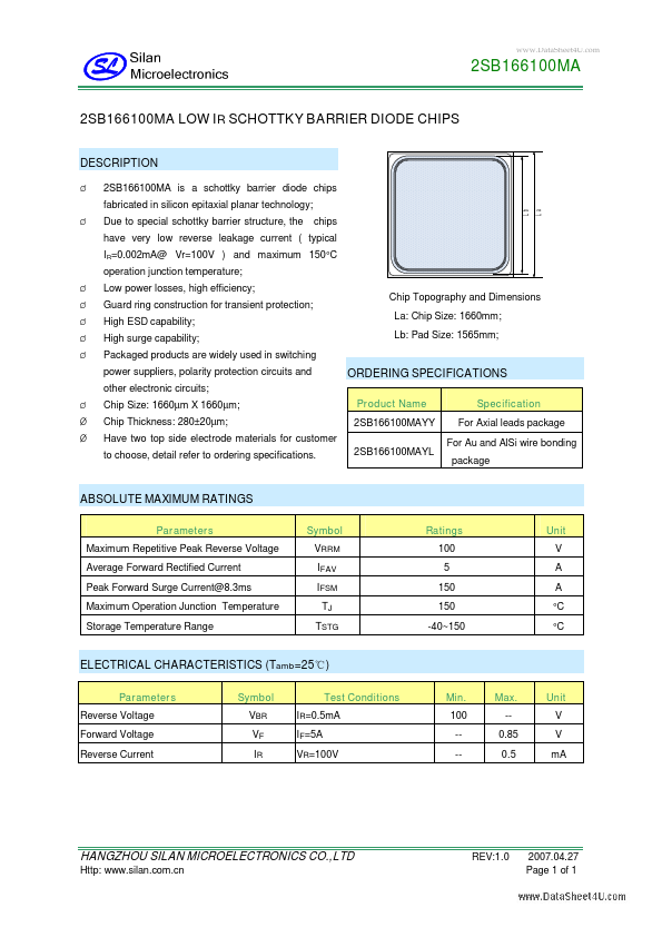 2SB166100MA