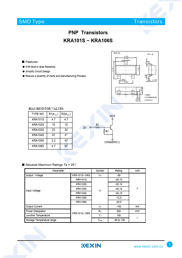 KRA105S