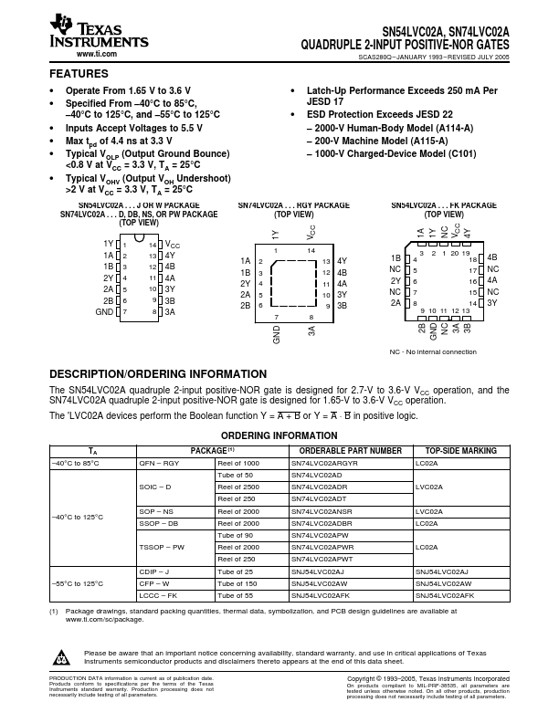 SN74LVC02AD