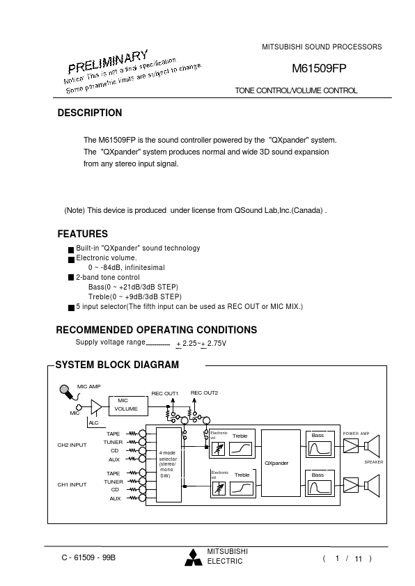 M61509FP