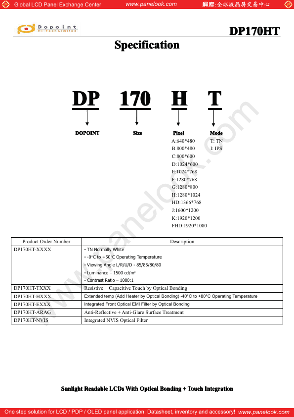 DP170HT