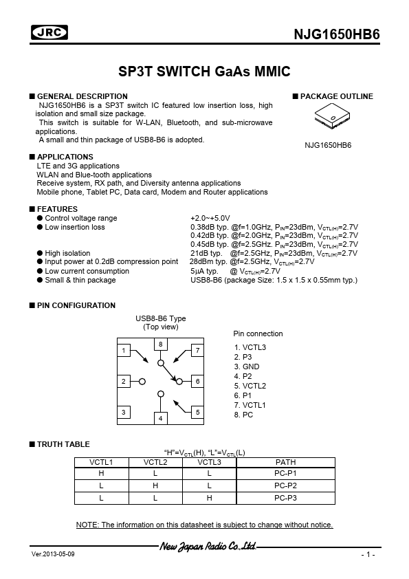 NJG1650HB6