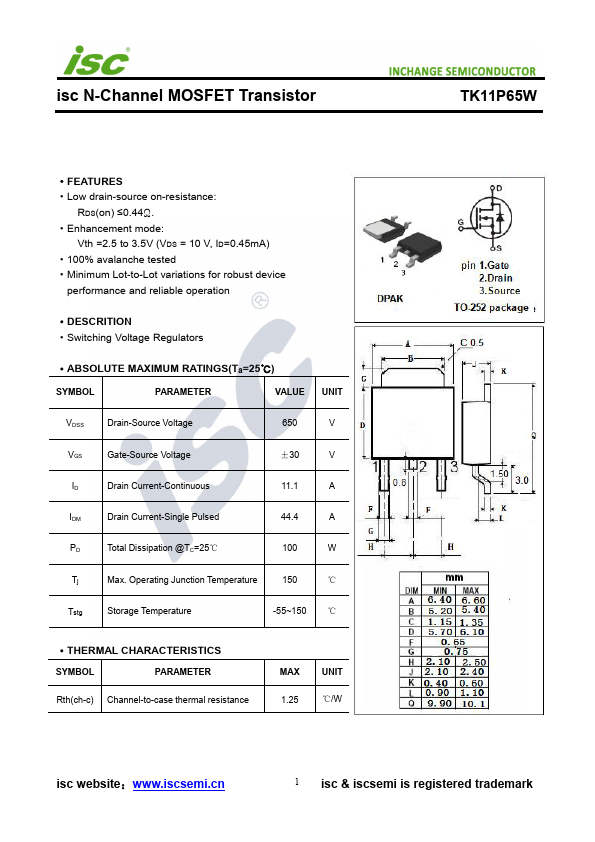 TK11P65W