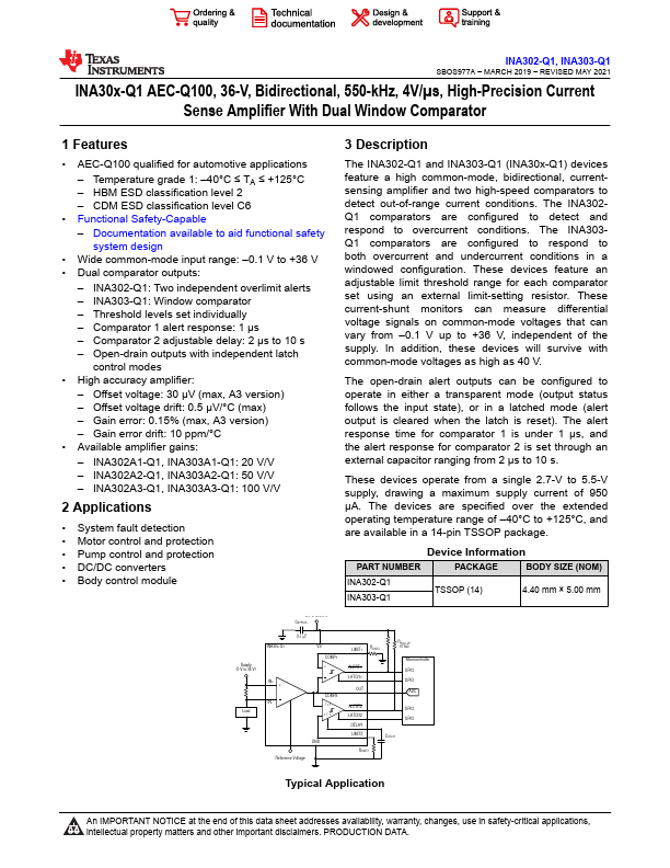 INA302-Q1