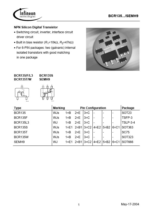 BCR135F