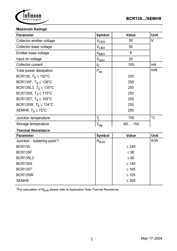 BCR135F