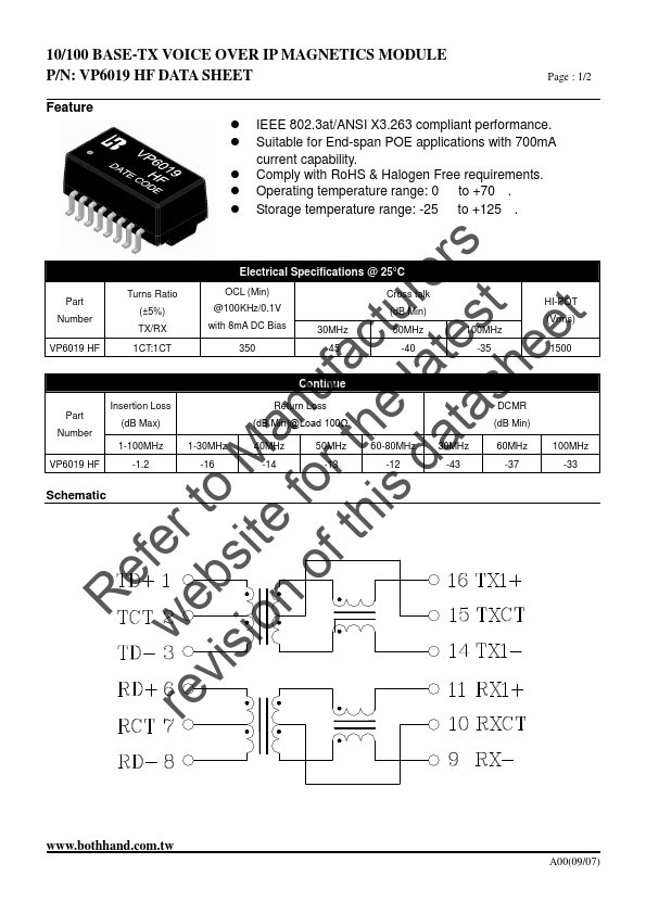 VP6019HF