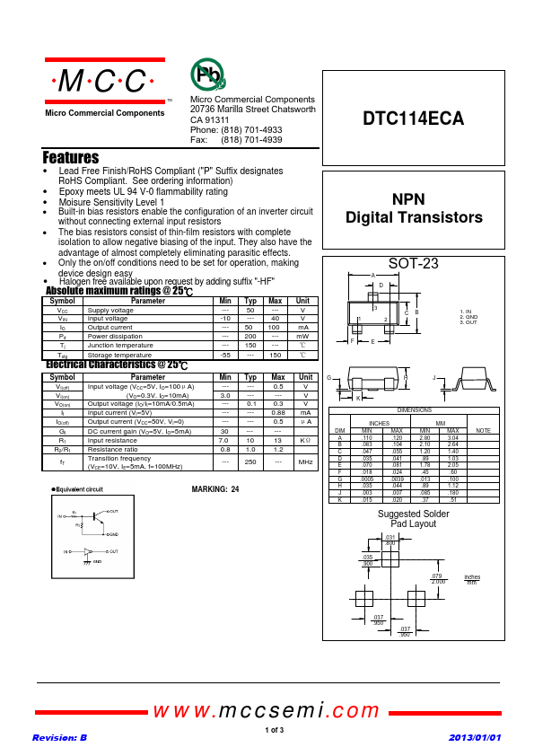 DTC114ECA