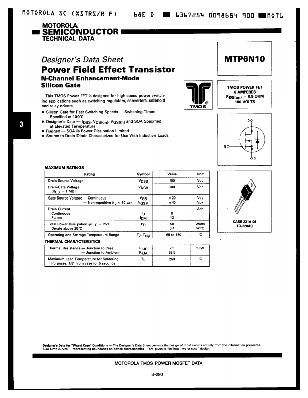 MTP6N10