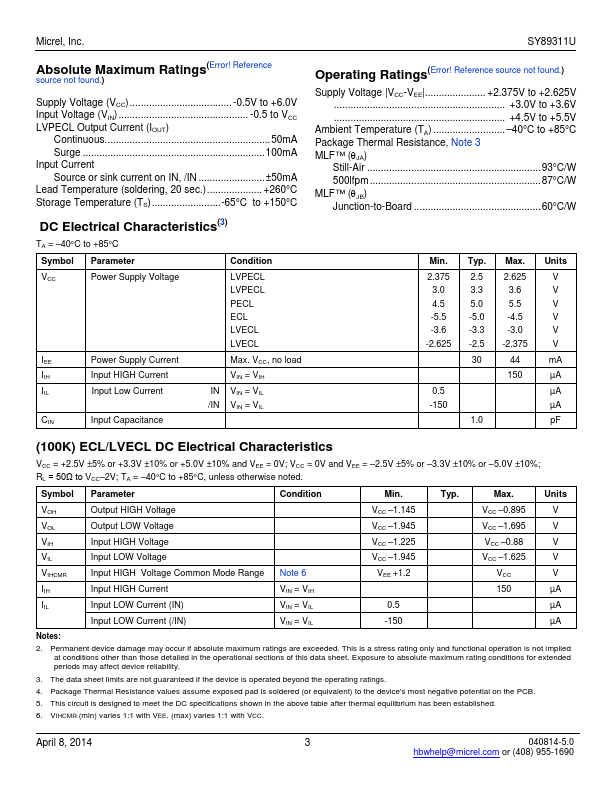 SY89311U