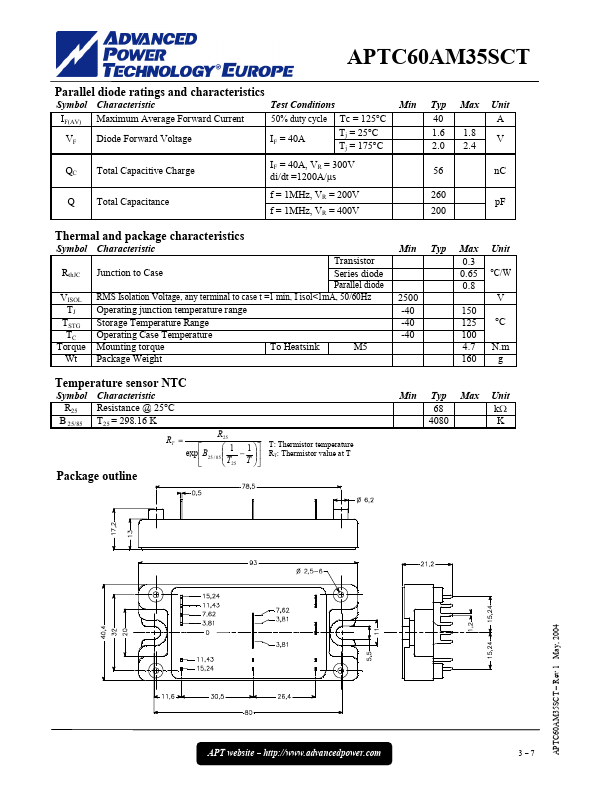 APTC60AM35SCT