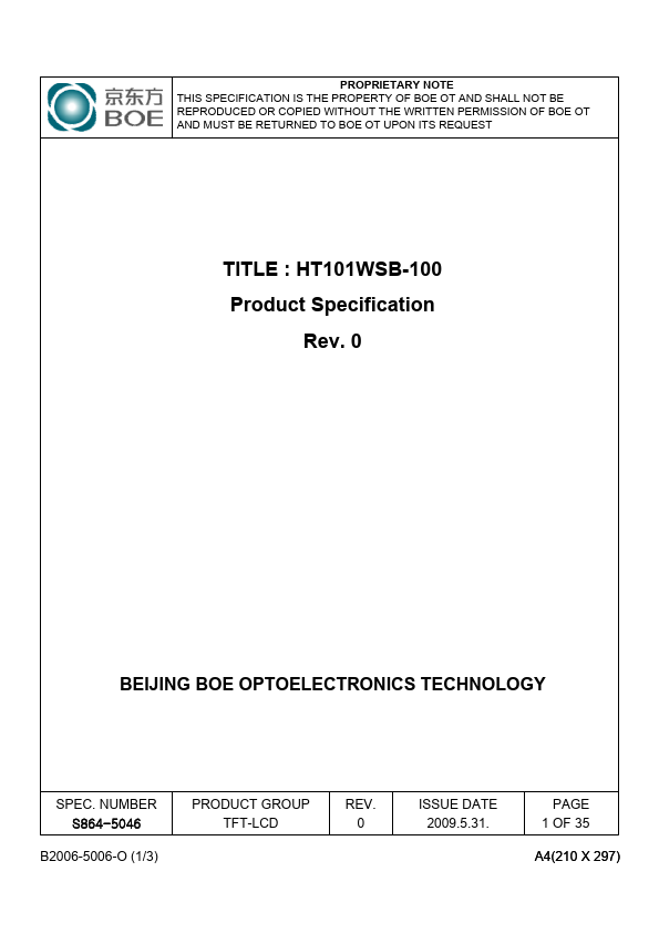 HT101WSB-100