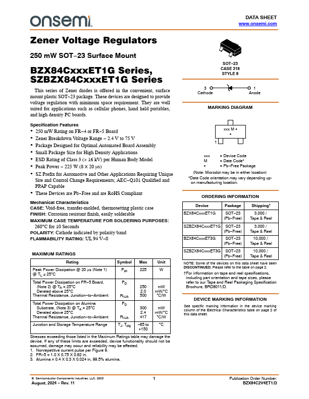 BZX84C62ET1G