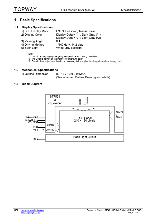 LM240160DCW-C