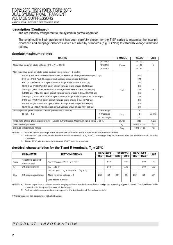 TISP2150F3