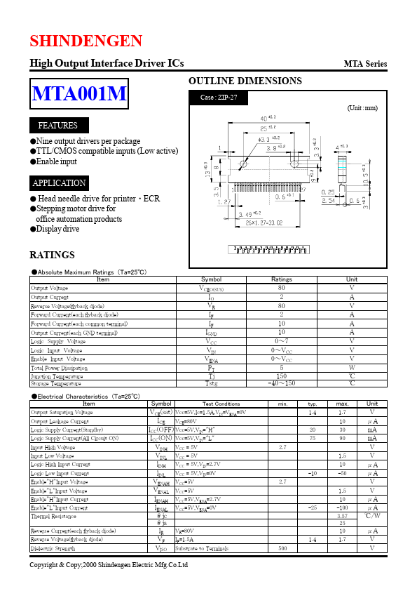 MTA001M