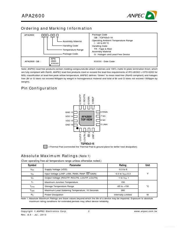 APA2600