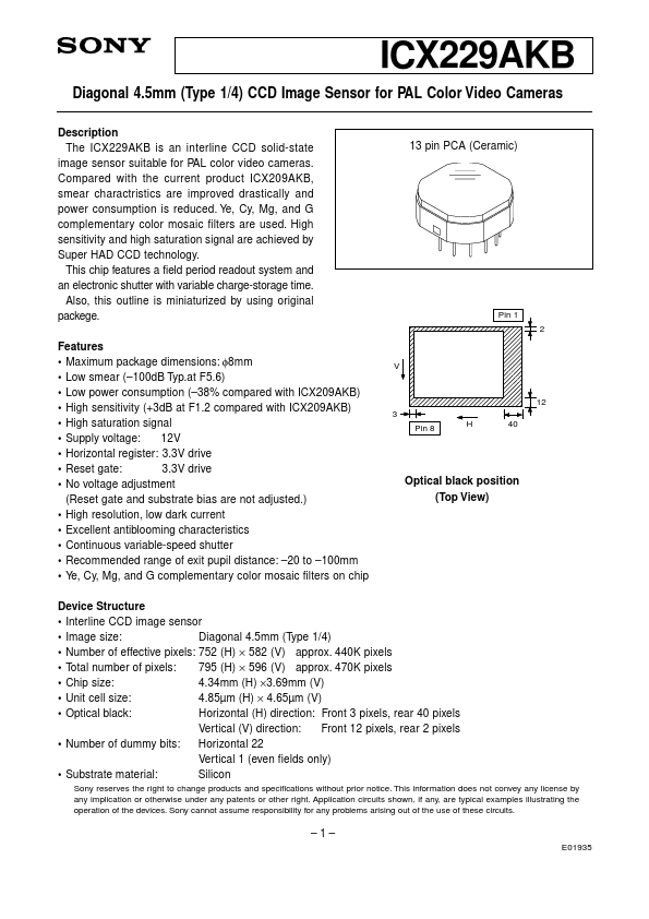 ICX229AKB