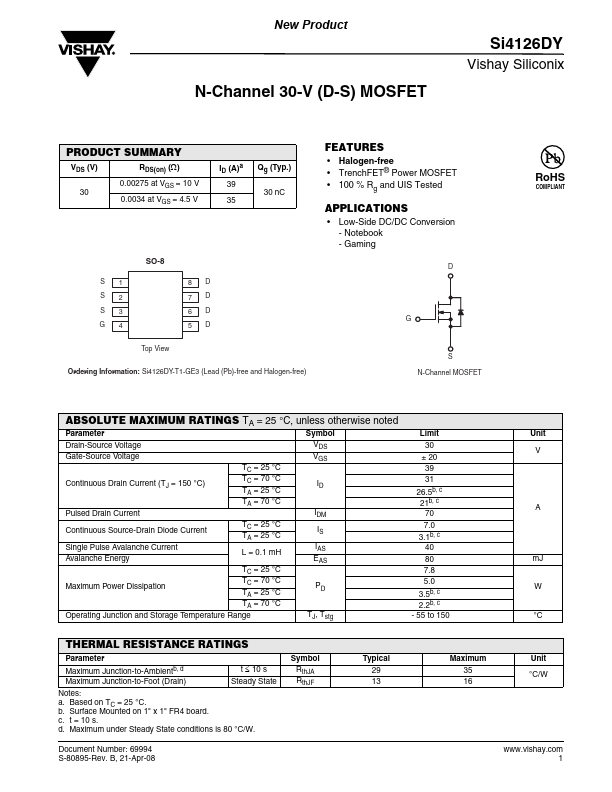 SI4126DY