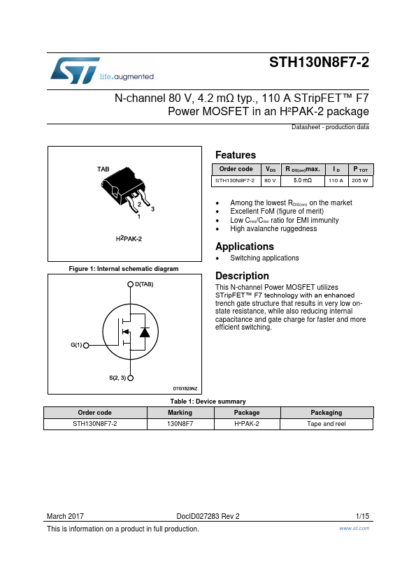 STH130N8F7-2