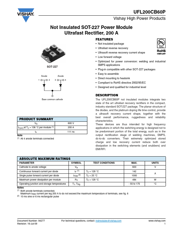 UFL200CB60P