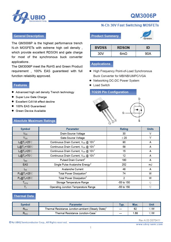 QM3006P